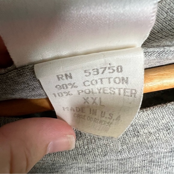 Vintage 90s Walt Disney World 25th Anniversary T-Shirt Gray Cotton Blend Sz XXL - Picture 10 of 14